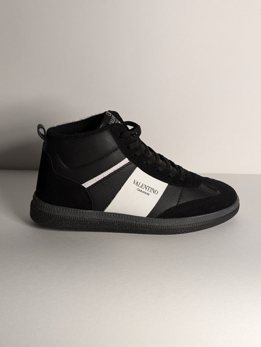Dresser Classic Black High-Top Sneakers / მამაკაცის ფეხსაცმელი
