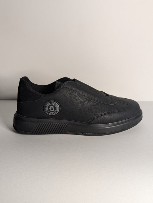 Dresser Stylish Black Slip-On Sneakers / მამაკაცის ფეხსაცმელი